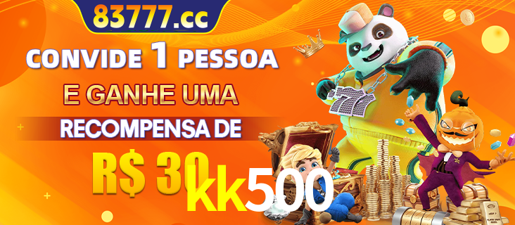 Banner institucional da kk500 sobre parceria de marcas e criação de uma marca de excelência, apresentando os mascotes de jogos populares como o Fortune Tiger.