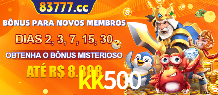 Anúncio dos benefícios para Membro VIP Sênior na plataforma kk500, incluindo bônus promocionais, semanais e mensais, ilustrado com o personagem Fortune Tiger.