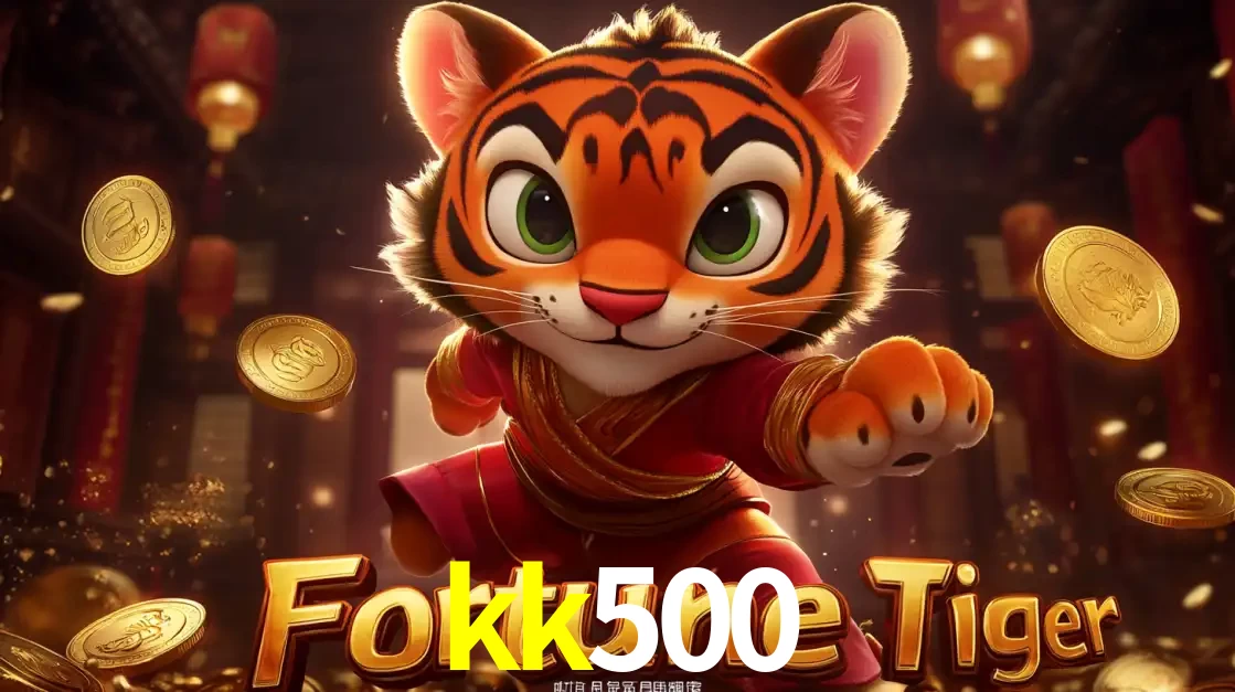 O carismático mascote do jogo de slot Fortune Tiger, um tigre fofo em pose de artes marciais, pronto para trazer sorte e multiplicadores de ganhos no cassino online kk500.