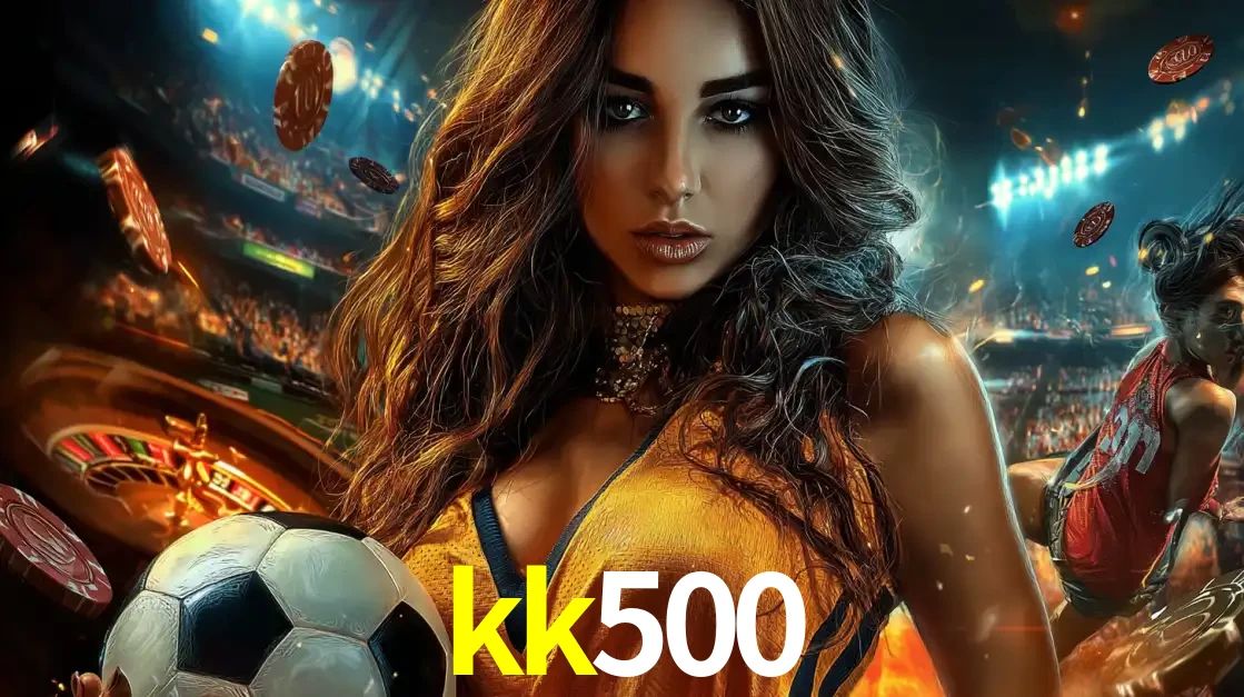 Mulher segurando uma bola de futebol em uma montagem que mistura a paixão esportiva com a emoção da roleta de cassino, tudo disponível na plataforma kk500.